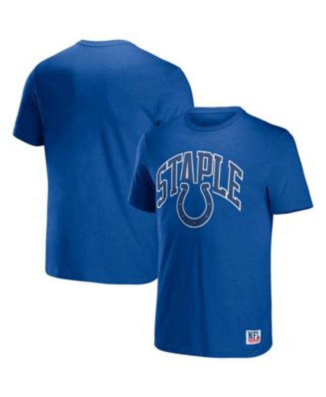 New York Giants Majestic Threads Lockup Tri-Blend Long Sleeve T