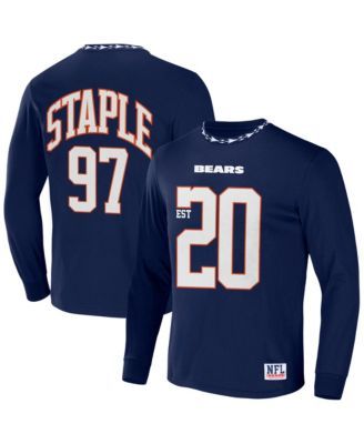 Men's NFL x Staple Navy Chicago Bears All Over Print T-Shirt