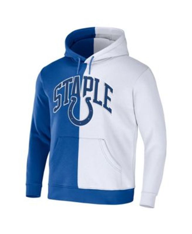 Men's NFL x Staple Blue New York Giants Split Logo Pullover Hoodie