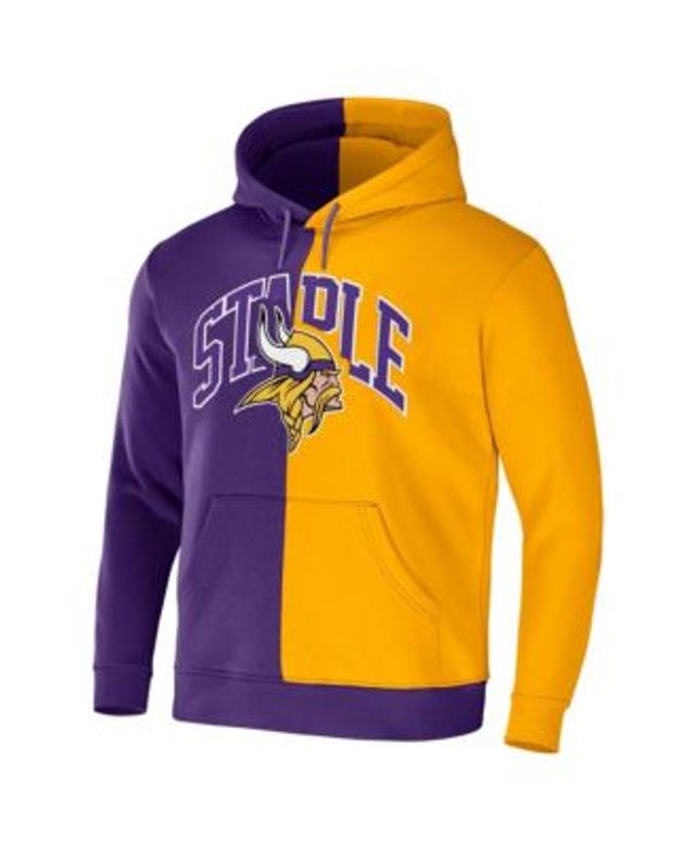 Men's NFL x Staple Purple Baltimore Ravens Split Logo Pullover Hoodie