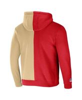 Men's NFL x Staple Red Tampa Bay Buccaneers Split Logo Pullover Hoodie Size: Extra Large