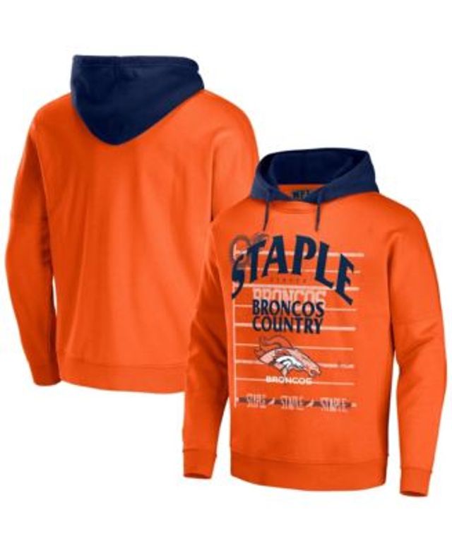 Men's NFL x Staple Brown Cleveland Browns Split Logo Pullover Hoodie