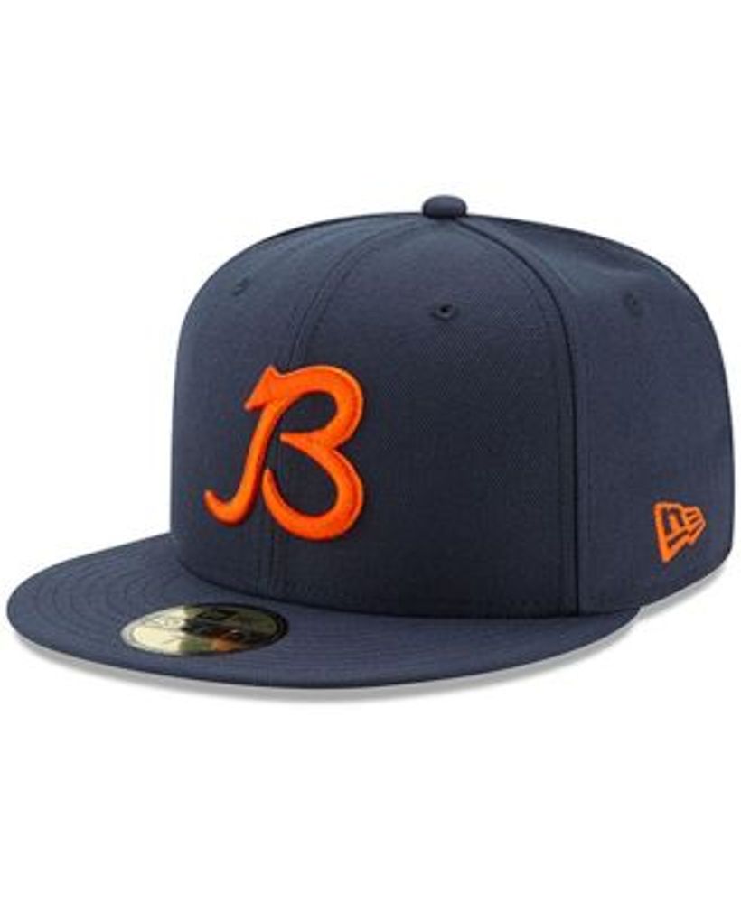 Unisex Chicago Bears B Logo New Era 59FIFTY Fitted Hat 7