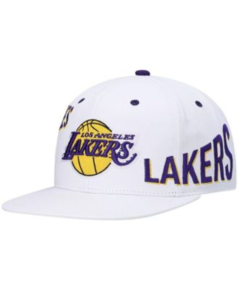 Mitchell & Ness Men's Gray Los Angeles Lakers Hardwood Classics 35th Anniversary Snapback Hat