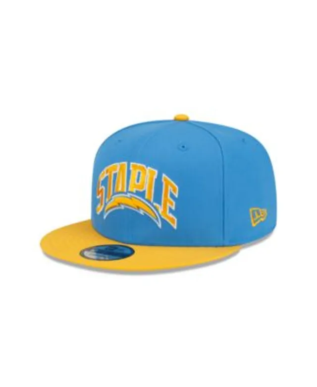 Los Angeles Chargers New Era NFL x Staple Collection 59FIFTY Fitted Hat -  Powder Blue/Gold