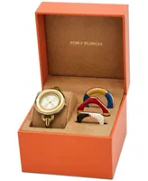 Tory Burch Women's Eleanor Gold-Tone Stainless Steel Bracelet Watch 34mm - Gold