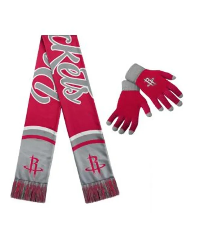 Women's San Francisco 49ers WEAR by Erin Andrews Striped Scarf & Gloves Set