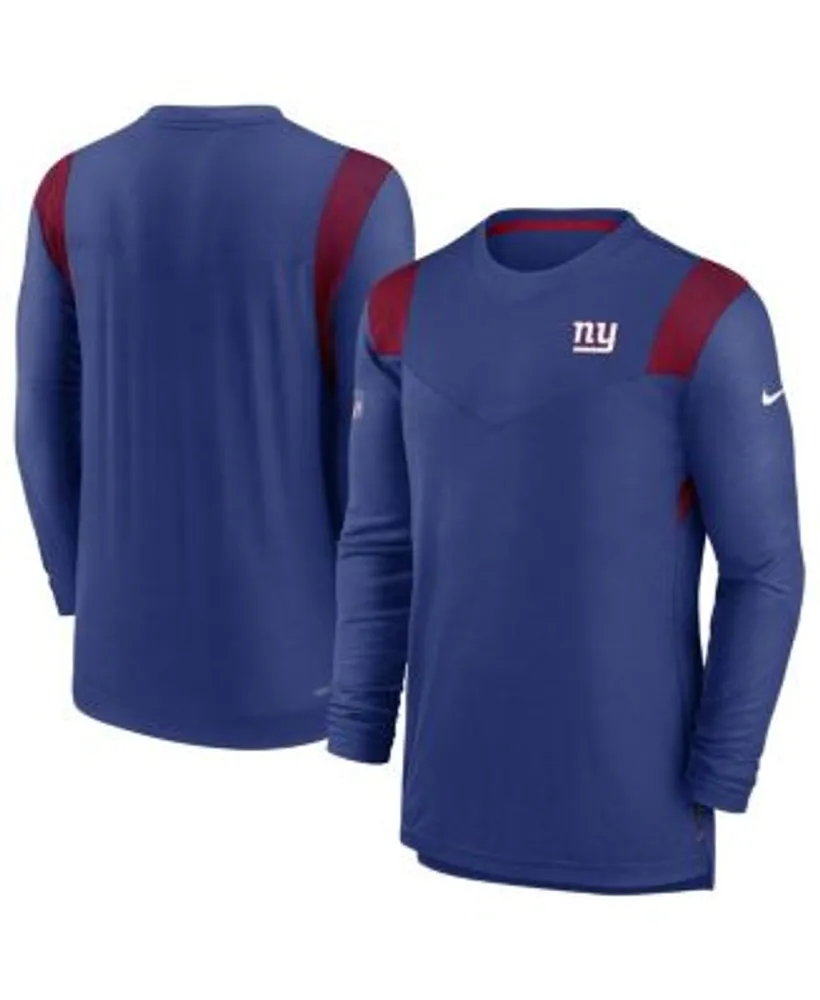 Men's Nike Royal Los Angeles Rams Sideline Lockup Performance Long Sleeve T-Shirt Size: Medium