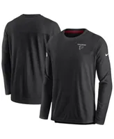 Atlanta Falcons Nike Sideline Player UV Performance Long Sleeve T-Shirt -  Black