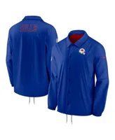 Men's Nike Royal Buffalo Bills Performance Sideline Lockup Full-Zip Hoodie Size: Medium