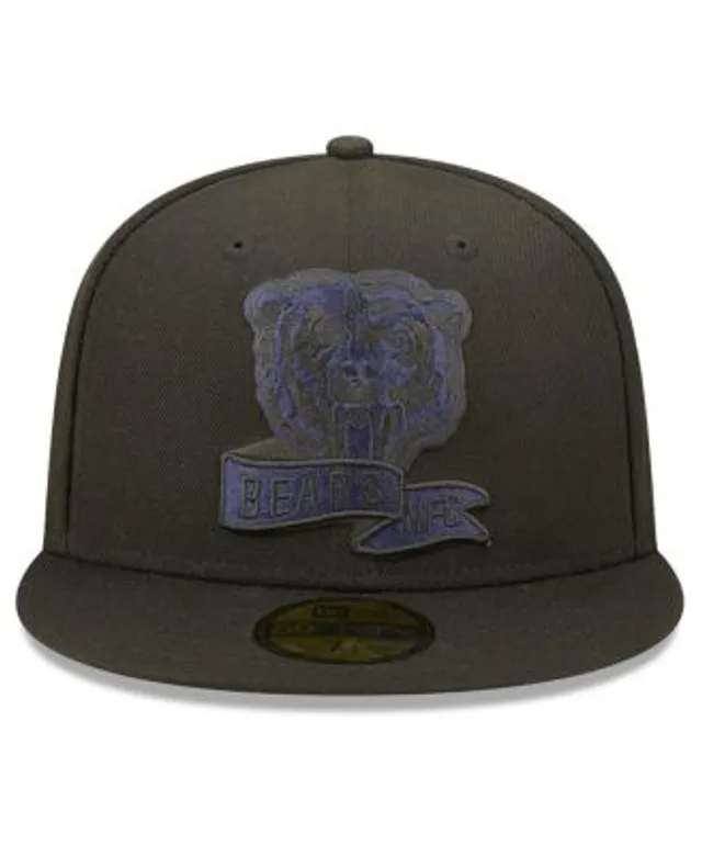 New Era Black Chicago Bears 2022 Sideline 59FIFTY Pop Fitted Hat