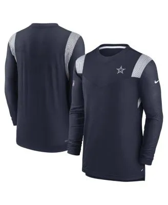 Men's Nike Heather Gray Dallas Cowboys Sideline Team Velocity Performance Long Sleeve T-Shirt