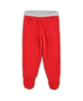 Newborn & Infant St. Louis Cardinals Red/Navy/Gray Change Up 3-Pack  Bodysuit Set
