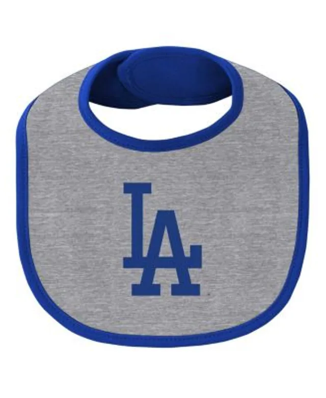 Outerstuff Newborn and Infant Boys Girls Los Angeles Dodgers Royal, White,  Heathered Gray Game Time Three-Piece Bodysuit Set