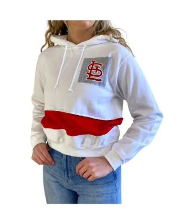 St. Louis Cardinals Dkny Sport Women's Lydia Pullover Hoodie - Red