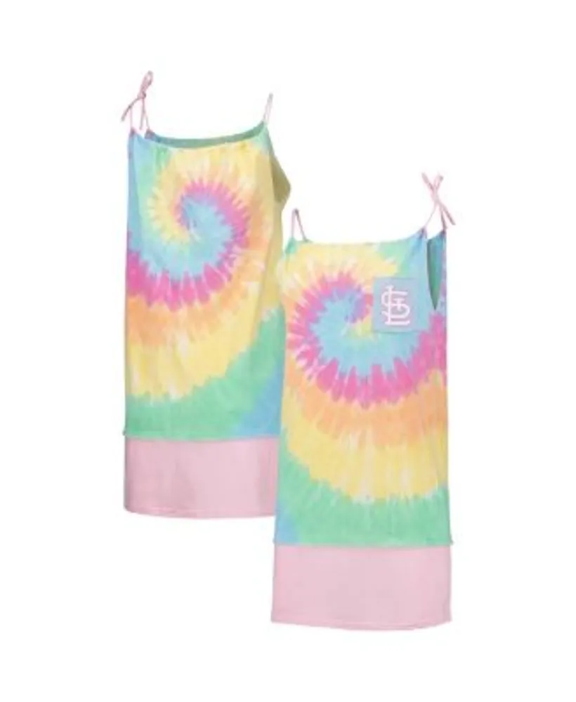 Refried Apparel Women's White St. Louis Cardinals Tie-Dye Tank