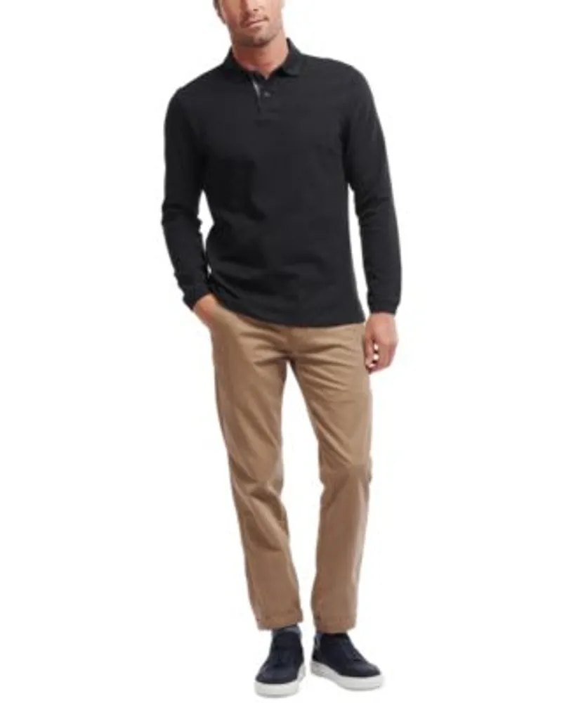 Men's Essential Long Sleeve Sports Polo