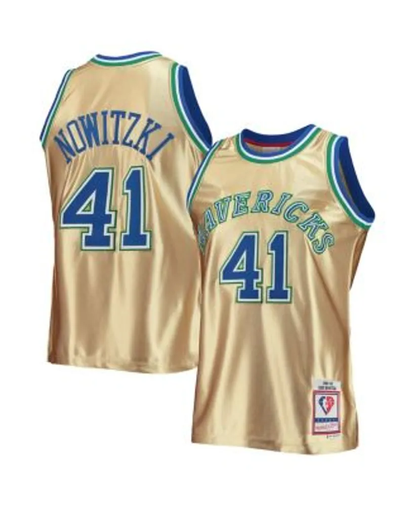 Dallas Mavericks Dirk Nowitzki Black Team Colour Swingman Jersey By  Mitchell & Ness - Mens