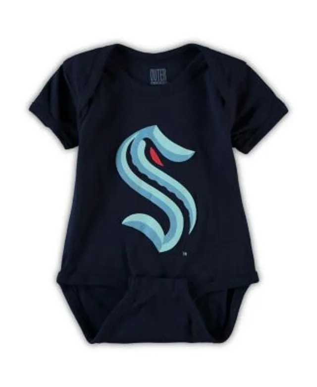 Infant Navy Atlanta Braves Team Primary Logo T-Shirt