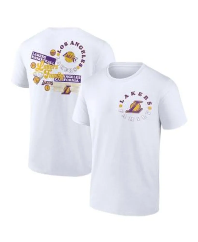 Fanatics Branded Men's Purple Los Angeles Lakers Sublimated T-Shirt