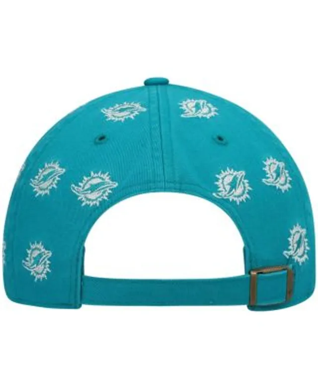 Miami Dolphins Womens Floral Straw Hat