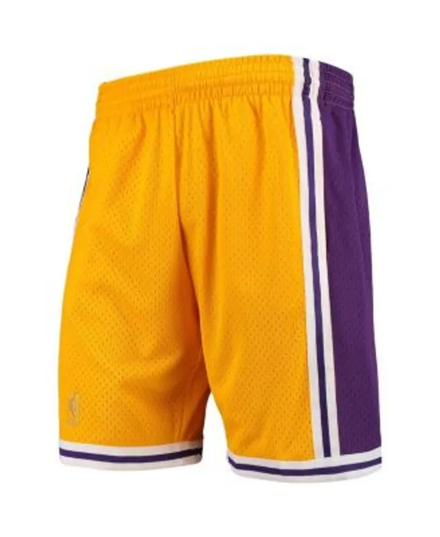 Women's Mitchell & Ness NBA 75th Gold Lakers Shorts S