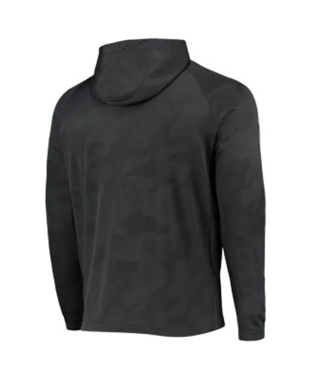 Men's Brooklyn Nets Levelwear Black Fuze Jacquard Camo Raglan