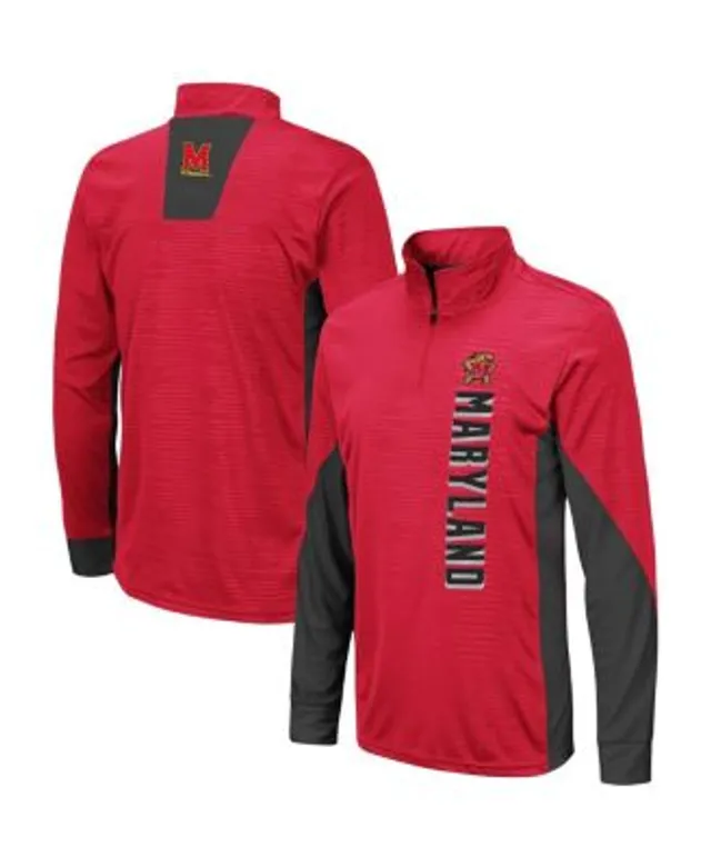 Colosseum Men's Colosseum Red Louisville Cardinals Rebound Snap Pullover  Jacket