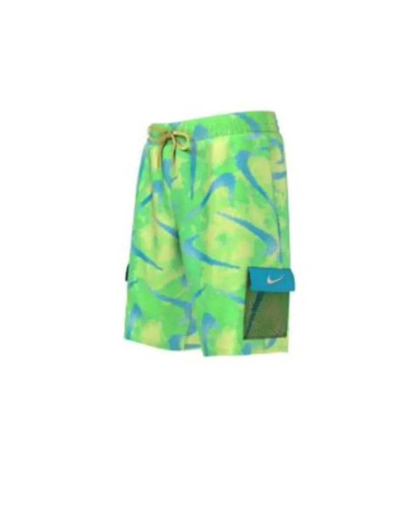 Lids Dallas Mavericks Youth Santa Monica Tie-Dye Shorts - Navy