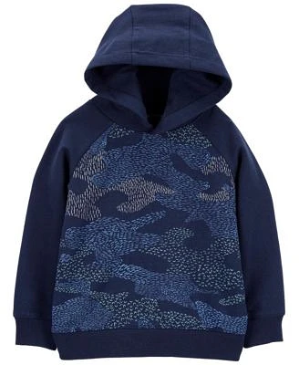 Toddler Boys Camo French Terry Pullover Hoodie