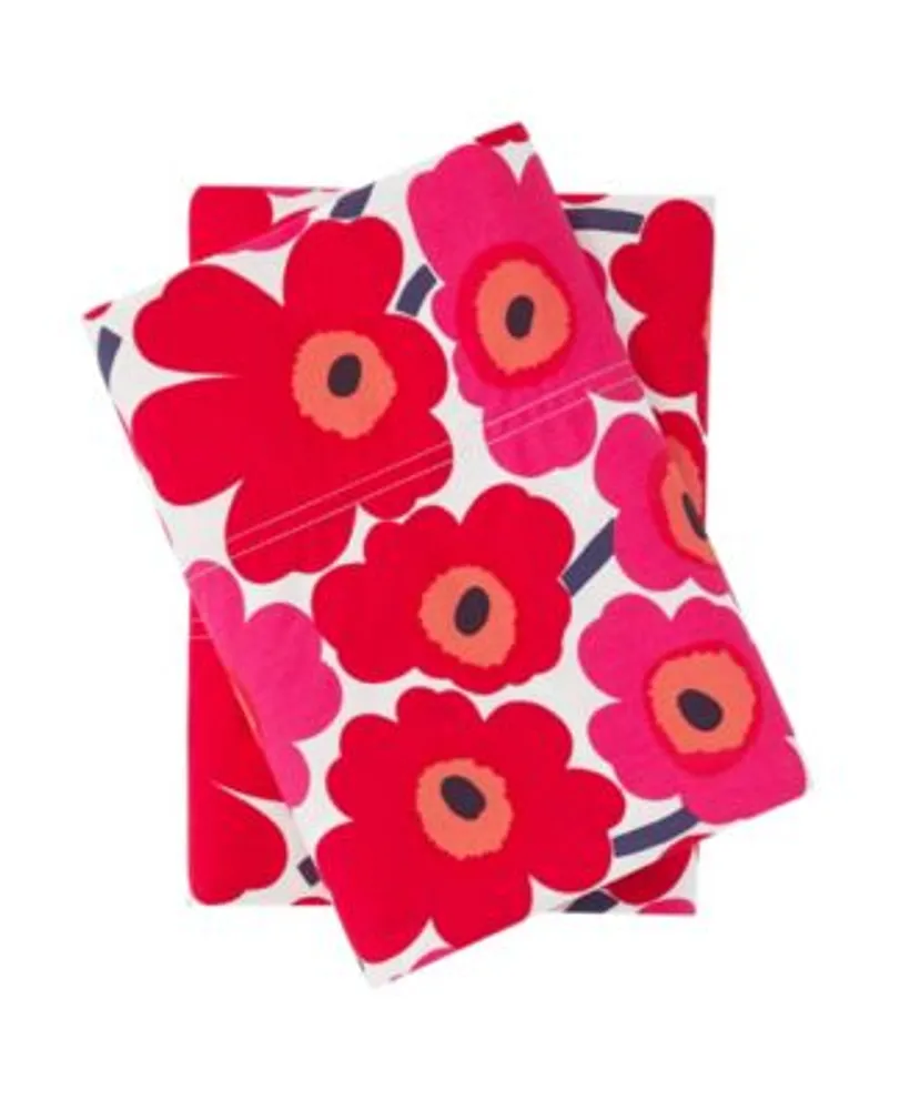 Marimekko Mini Unikko Dark Red Standard Pillowcase Pair | The Shops at  Willow Bend