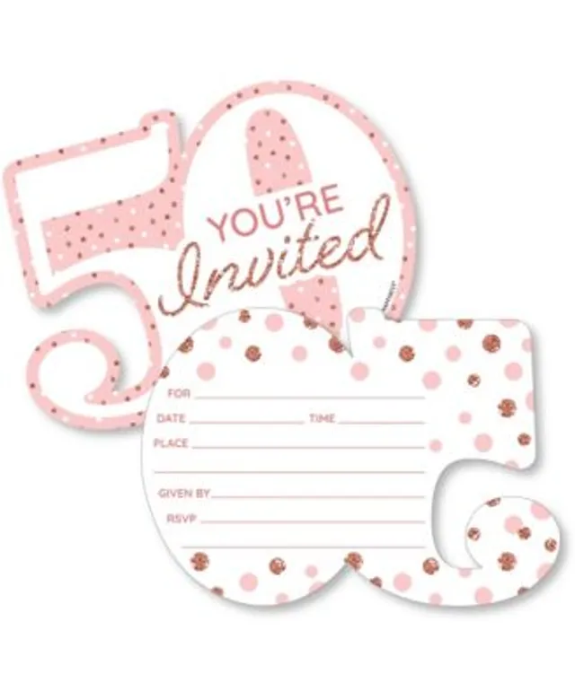 Big Dot Of Happiness Little Pumpkin - Shaped Fill-in Invitations