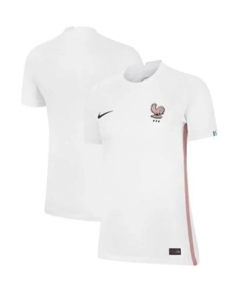 Men's Nike Kylian Mbappe White France National Team 2022/23 Away Breathe Stadium Replica Player Jersey