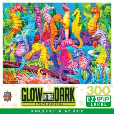 Glow in the Dark - Singing Seahorses 300 Piece Puzzle