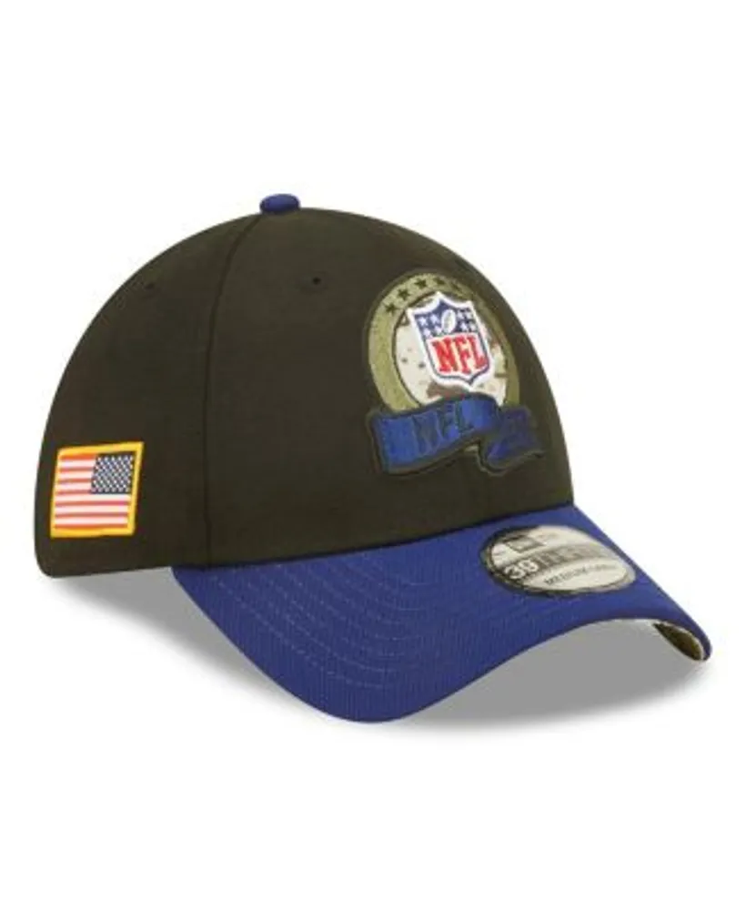 Men's New Era Black/Blue Los Angeles Rams 2022 Salute To Service