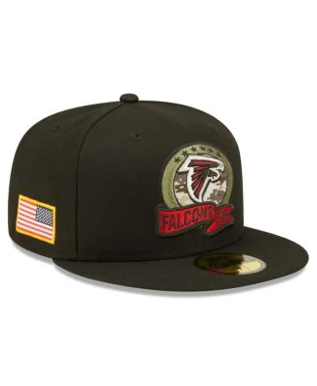 New Era Men's Black Atlanta Falcons 2022 Salute To Service 59FIFTY Fitted  Hat