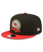 Kansas City Chiefs 2022 SALUTE-TO-SERVICE Black Fitted Hat