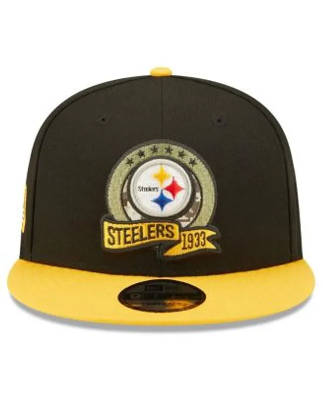 Men's New Era Black/Gold Pittsburgh Steelers 2022 NFL Draft 9FORTY