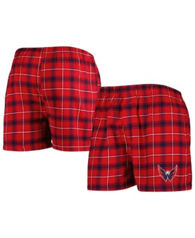 Concepts Sport Men's Red, Navy Washington Capitals Ledger Flannel