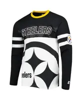 STARTER Men's Starter Black/White Las Vegas Raiders Halftime Long