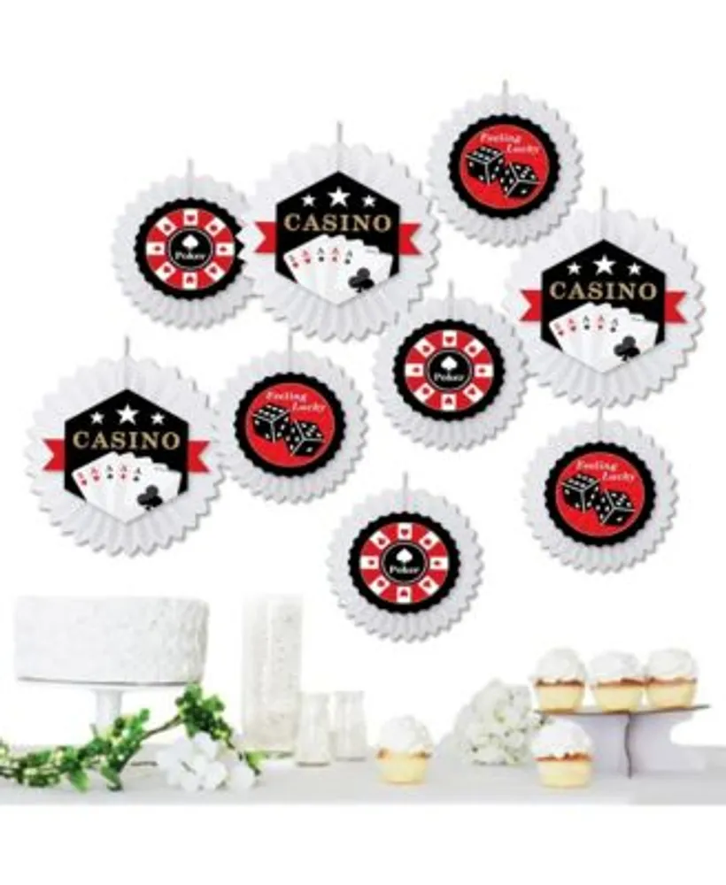 Big Dot of Happiness Las Vegas - Casino Party Supplies - Banner Decoration  Kit - Fundle Bundle