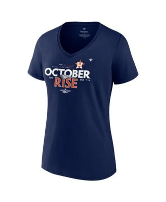 Houston Astros Fanatics Branded Women's 2022 AL West Division Champions Locker  Room Plus Size V-Neck T-Shirt - Navy