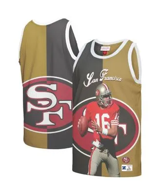 NFL Team Apparel Womens San Francisco 49ers Red & Gold Tank