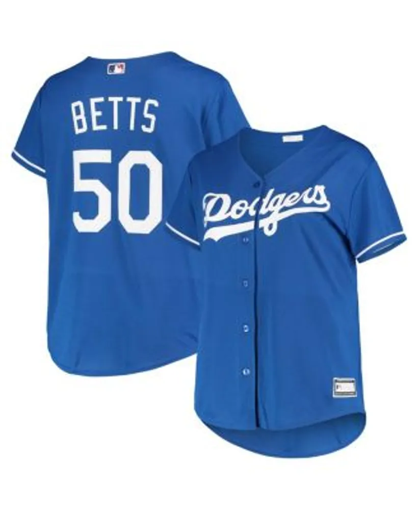 Youth Mookie Betts Royal Los Angeles Dodgers Player Logo Jersey