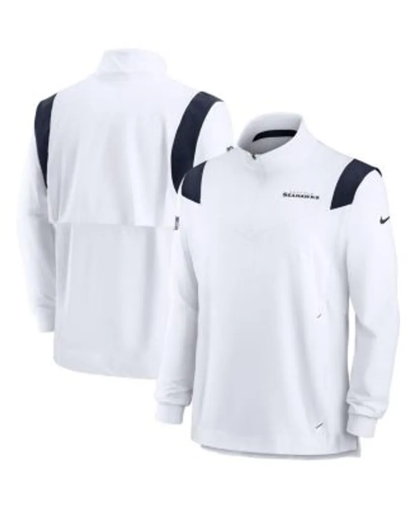 Nike Navy Chicago Bears Sideline Quarter-zip Hoodie in Blue for Men