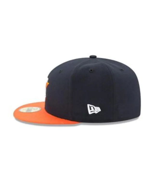 New Era Men's New Era Navy/Orange Houston Astros 2022 World Series  Champions Road Side Patch 59FIFTY Fitted Hat