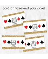 Las Vegas - Casino Party Game Scratch Off Dare Cards - 22 Count