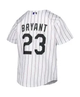 Toddler Chicago Cubs Kris Bryant Nike White Home Replica Player Jersey