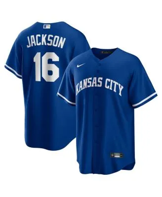 Mitchell & Ness Men's Bo Jackson Royal Kansas City Royals Cooperstown  Collection Big and Tall Mesh Batting Practice Jersey
