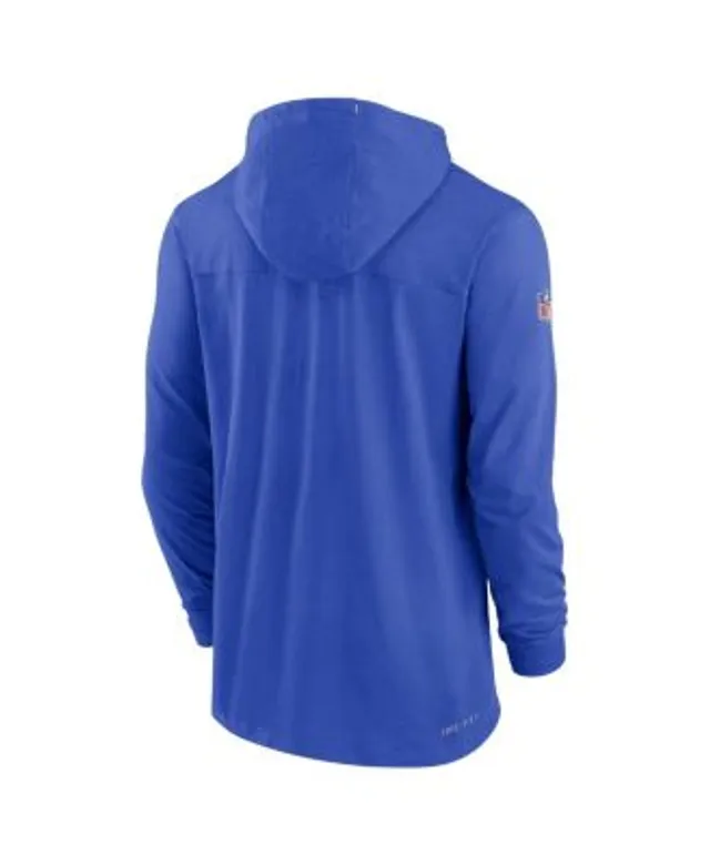 Dallas Cowboys Nike Sideline Pop Performance Pullover Long Sleeve Hoodie  T-Shirt - Navy